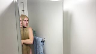Crossdresser Fixing Filthy Periwig