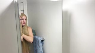 Crossdresser Fixing Filthy Periwig