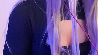 Crossdressing Gamer Jacks Off