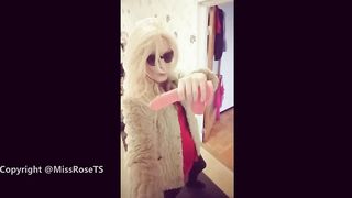 MissRose TRANSSEXUAL - Lil Miss Attitude - Spectacular Swedish TRANSSEXUAL Transgirl - Taunt Dance Undergarments Fleshlight