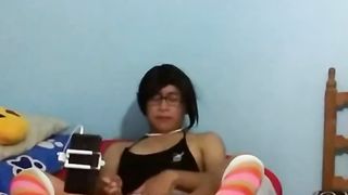 Joselynne Cd In Uber-Sexy Mini-Skirt And G-String