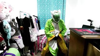 Protection vinyl Cosmo Costume Play, Eva Helmet and Protection Mask Breathplay Corruption