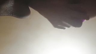 Sasha Earth transgirl sissy transgender fuckslut have ass-fuck hump at home solo with fuck-a-thon plaything pokes her fat caboose faux-cock plays open up