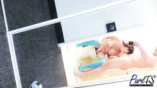 BEHIND THE SCENES POINT OF VIEW intercourse with Cali Fauna two