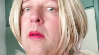 Dumb cumt, a prostitute a bit astonished