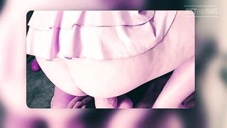 Adorable rosy micro-skirt