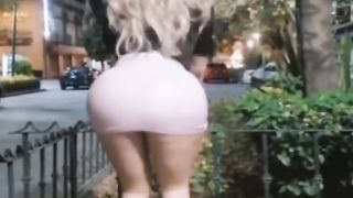 Transgirl Standing Outside A Dating Place To Have Pornography Hook-Up