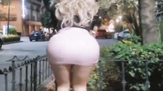 Transgirl Standing Outside A Dating Place To Have Pornography Hook-Up