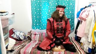 Spandex Maid Costume Play Sissy Plushie Intercourse Vibratior Restrain Bondage