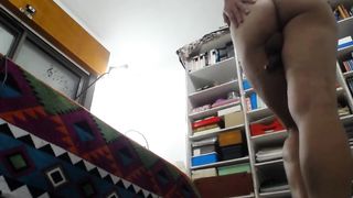 Lara White Sissy showcasing nut and beefstick under miniskirt. Butt jiggling, rod waving. Glorious crossdresser, femboy, trap, tgirl