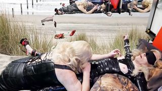 Marina taunts her Sexdoll Samantha