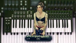 Frolicking Piano in her Underpants