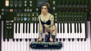 Frolicking Piano in her Underpants