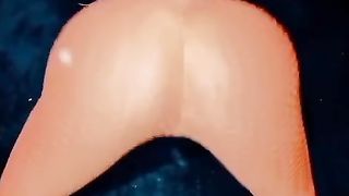 Transgirl in pub table dance buttfuck intercourse with customers