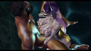 Penetrating with a Fantastic HERMAPHRODITISM (Mutt mask)