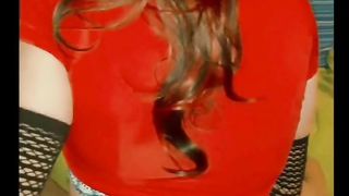 Railing my fav fake penis in my lil miniskirt