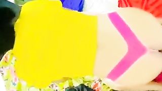 Shelly Gals curvaceous ginormous rump is prepped for rear end