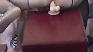 Asian cd  shot by a faux-cock