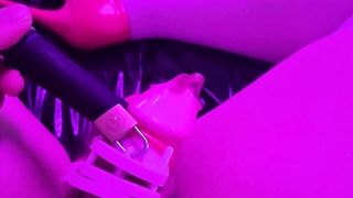 Sissygasm in chasty with micropenis