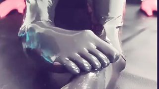 Beautiful solo spandex soles fetish app