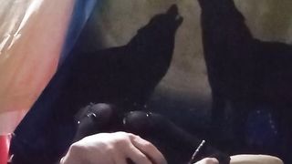 Super-Sexy Cougar Crossdresser Shauna Garnet takes Throbbing Guts Wand all the way in her insatiable fuck-hole.