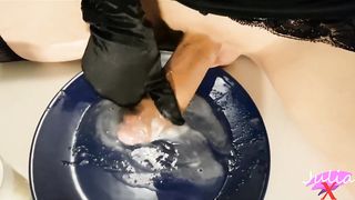 Julia X Jizm Have Fun & Guzzling Jism