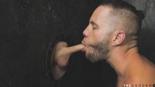 GENDERX - Stockinged trans ultra-cutie luvs gloryhole fellatio interchange