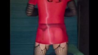 Crimson witness through sundress have fun ,heating up to plunge my anal invasion buttplug and chain