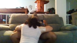 Deep-Throating a military hetero schlong