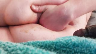 Ginormous Sissy Pummels BIG BLACK COCK Fake Penis