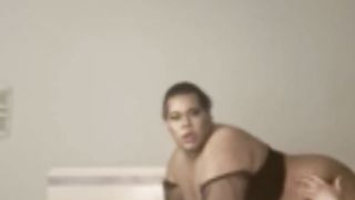 Nephew Penetrating Ample Culo Transsexual Chub