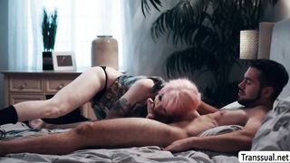 Big-Titted she-creature let her sad brother-in-law condom-free her humid cock-squeezing bum