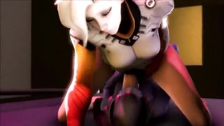 Grace and WidowMaker in Overwatch have orgy