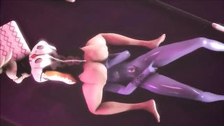 Grace and WidowMaker in Overwatch have orgy