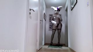 Kalya the super-naughty fur covered cougar invite you in her room to sate you with her figure