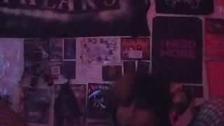 Inked emo puppy ravages himself