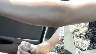 Super-Fucking-Hot trans doll Raven Thorne blows a load in the camper