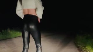 Bunny in Leather showcasing Donk