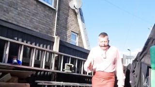 Sissy cunny doing its errands