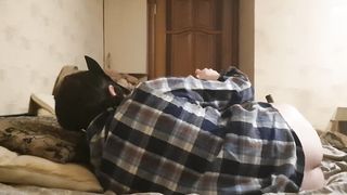 Sasha Earth at home smashes her arse with different ass-fuck playthings