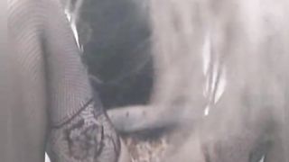 Femboy ridding a ample faux-cock