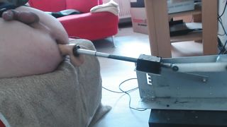 Davine getting ravaged by maschine and uses boner as a nub.