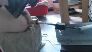 Davine getting ravaged by maschine and uses boner as a nub.