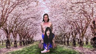 She cannot get enough pipe inwards her