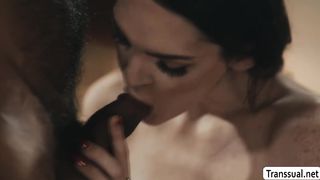 Thick step-dad gets no condom smashed by she-creature daughter