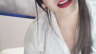 Role Have Fun with Me - Office japanese sissy meets a client and plays with his big black cock