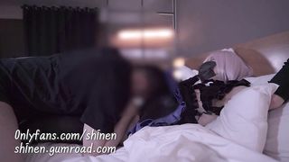 Throating Bone FGO Sheilder (Mashu) Asian T-Girl Cosplayer 1