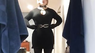 Ingé's super-hot figure (tights, PLUMPER, blond, crossdress, trans, doll mask, convert, expose, mask)