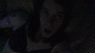 Ladyboy draining in her lingerie