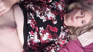 A uber-cute jism in stockings - pantyhose